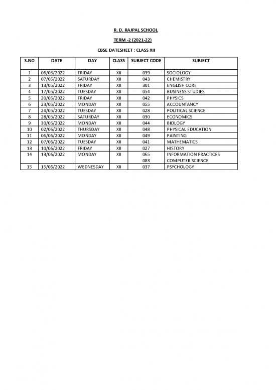picture1_Education Pdf 112606 | Date Sheet Board Exam November December 2021 Xii
