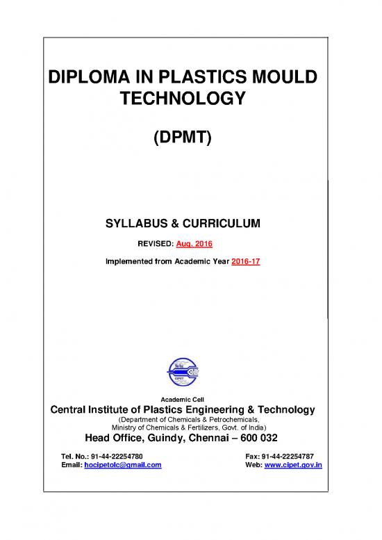 picture Engineering Plastics Pdf 113045 | Dpmt Syllabus 2016