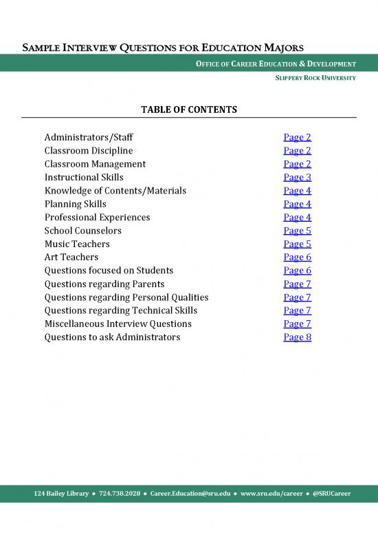picture1_Education Pdf 113665 | Education Interview Questions