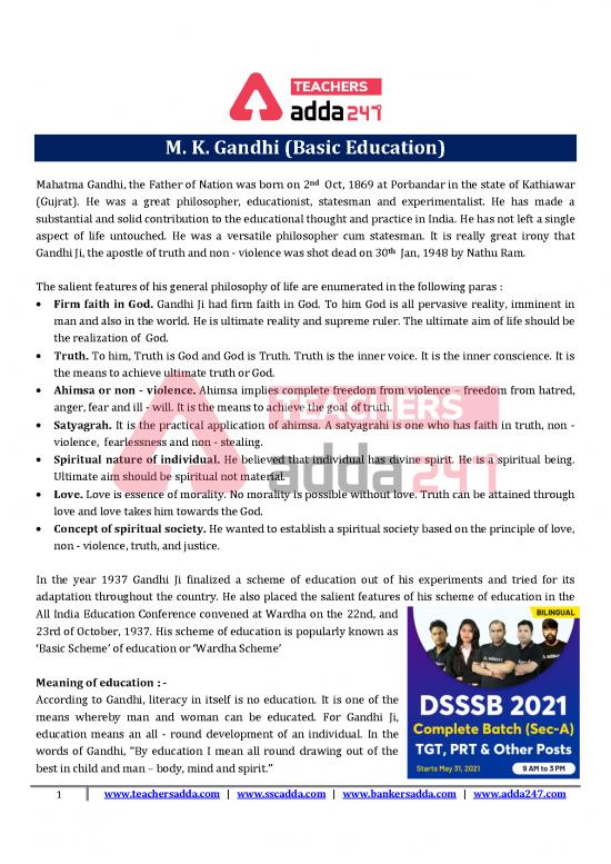 picture Education Pdf 112878 | Formatted   Gandhi Basic Education