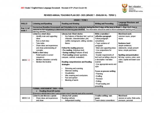 Learning Pdf 112585 | Grade 7 English Hl Term 1 4 Atp 2021