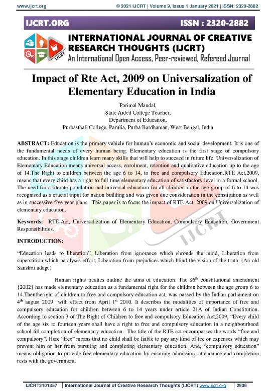 picture Online Education Pdf 114165 | Ijcrt2101357