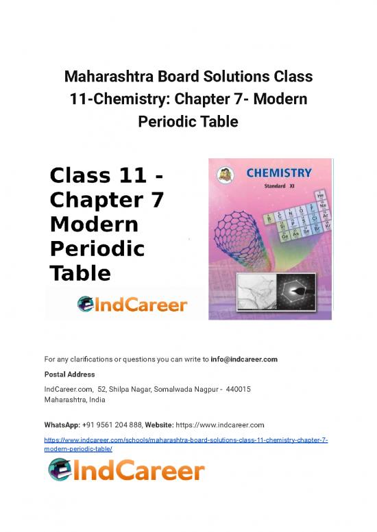class 11 chemistry chapter 13 exercise solutions maharashtra board