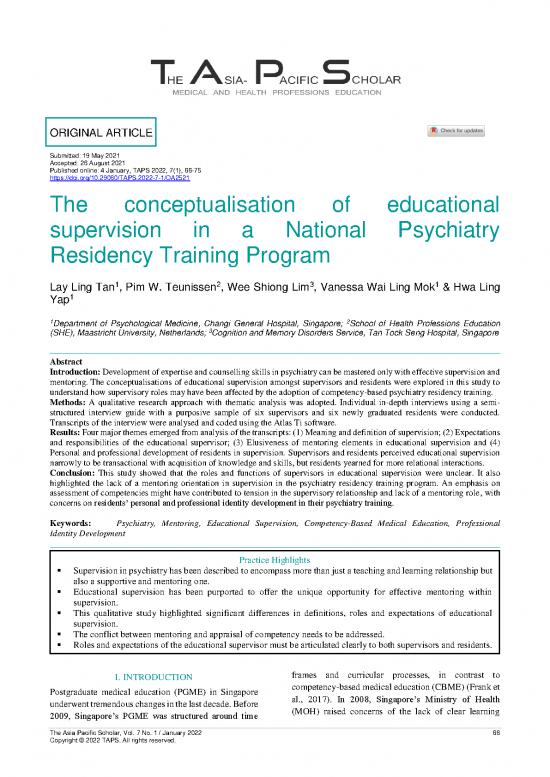 picture1_Medicine Pdf 114273 | Oa2521 The Conceptualisation Of Educational Supervision In A National Psychiatry Residency Training Program