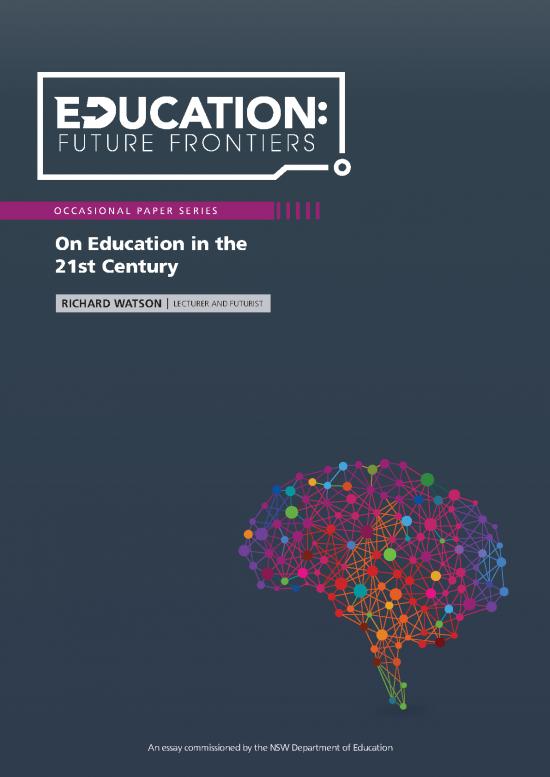 picture1_21st Century Education Pdf 114378 | On Education Richardwatson