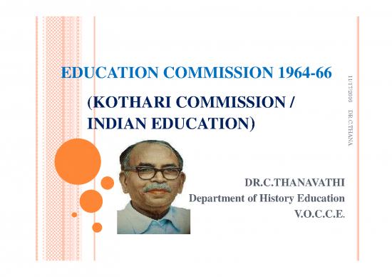 Education Pdf 112885 | Kothari Commission Report