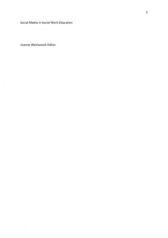 picture Online Education Pdf 113931 | Social Media In Sw Edcuation Critical Publishing