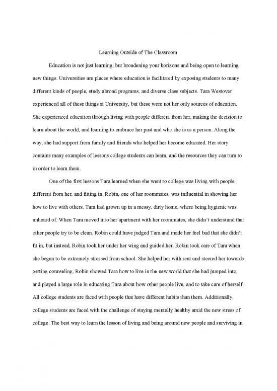 picture Education Pdf 113066 | Tara Westover Essay Felicia Seybold