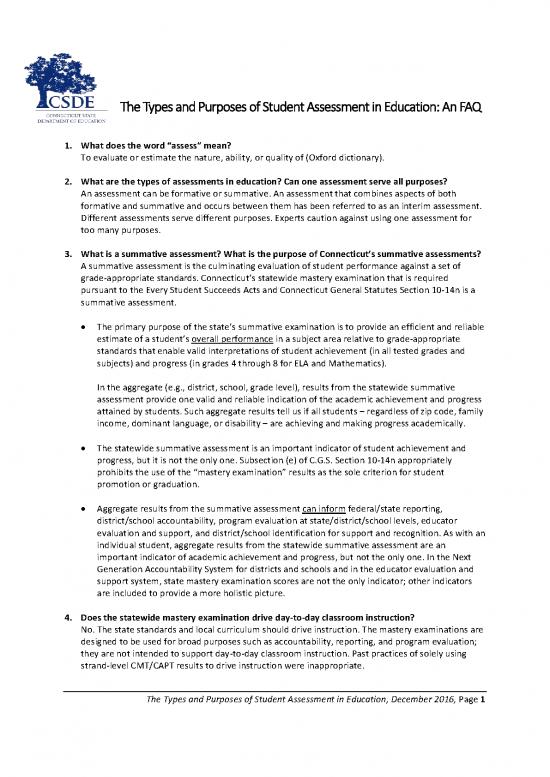 picture1_Education Pdf 112583 | The Types And Purposes Of Student Assessment In Education Final