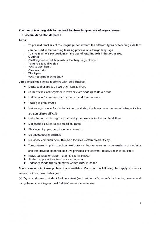 picture_Classroom Pdf 114548 | The Use Of Teaching Aids In The Teaching Learning Process Of Large Classes 0