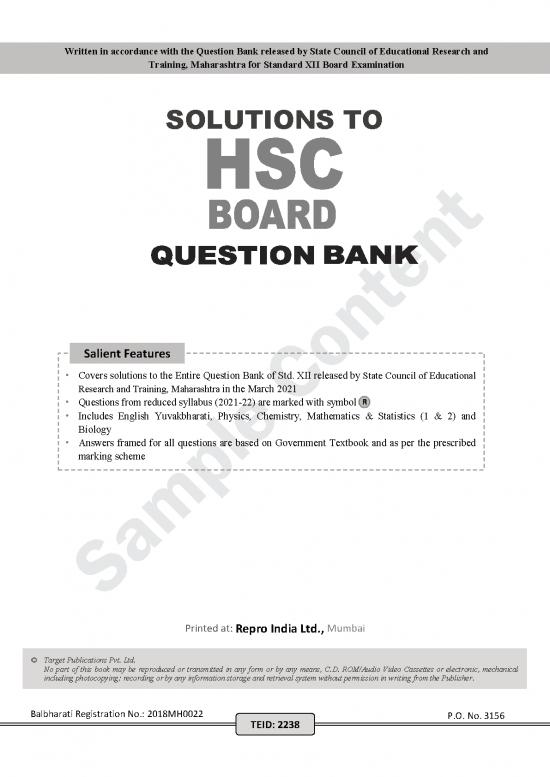 Educational Statistics Book Pdf 113688 Std 12th Board Question Bank
