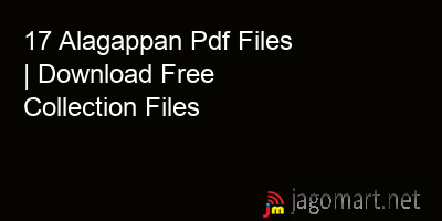 picture 17 Alagappan Pdf Files | Download Free Collection Files