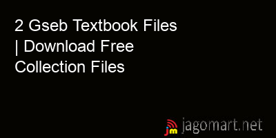 picture 2 Gseb Textbook Files | Download Free Collection Files