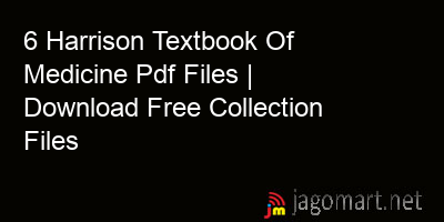 picture_6 Harrison Textbook Of Medicine Pdf Files | Download Free Collection Files