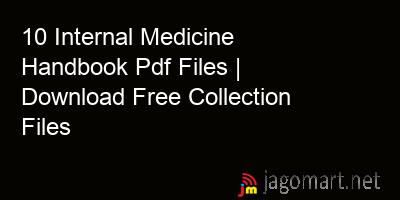 picture 10 Internal Medicine Handbook Pdf Files | Download Free Collection Files