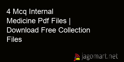 picture_4 Mcq Internal Medicine Pdf Files | Download Free Collection Files