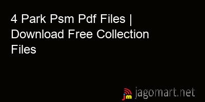 picture 4 Park Psm Pdf Files | Download Free Collection Files