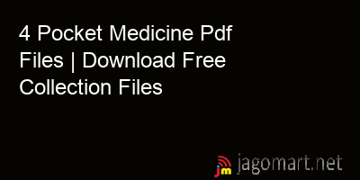 picture 4 Pocket Medicine Pdf Files | Download Free Collection Files