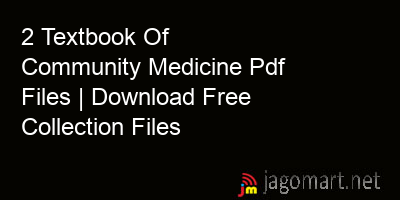 picture 2 Textbook Of Community Medicine Pdf Files | Download Free Collection Files