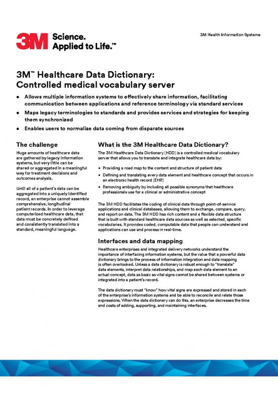 picture1_Medical Vocabulary Pdf 115342 | 3m Hdd Overview Fact Sheet