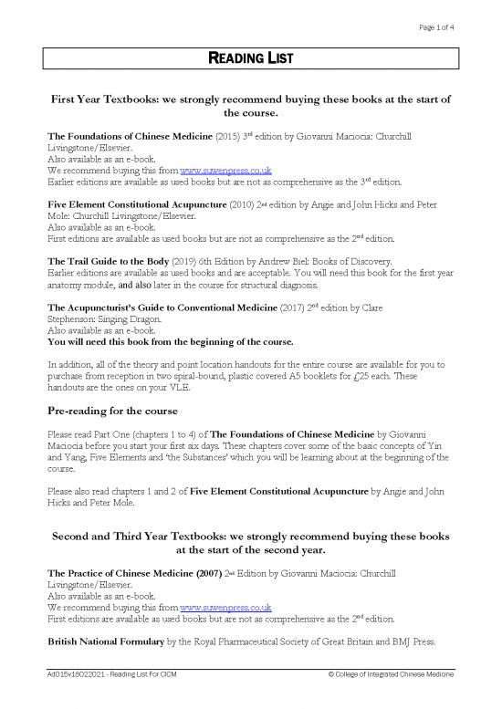 picture1_Medicine Pdf 115437 | Ad015v18022021 Reading List For Cicm