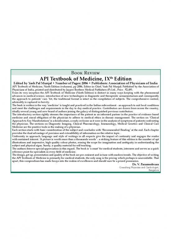picture1_Medicine Pdf 115289 | Api Textbook Of Medicine Ixth Edition