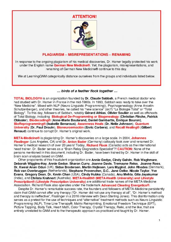 picture German New Medicine Pdf 116168 | Attention E