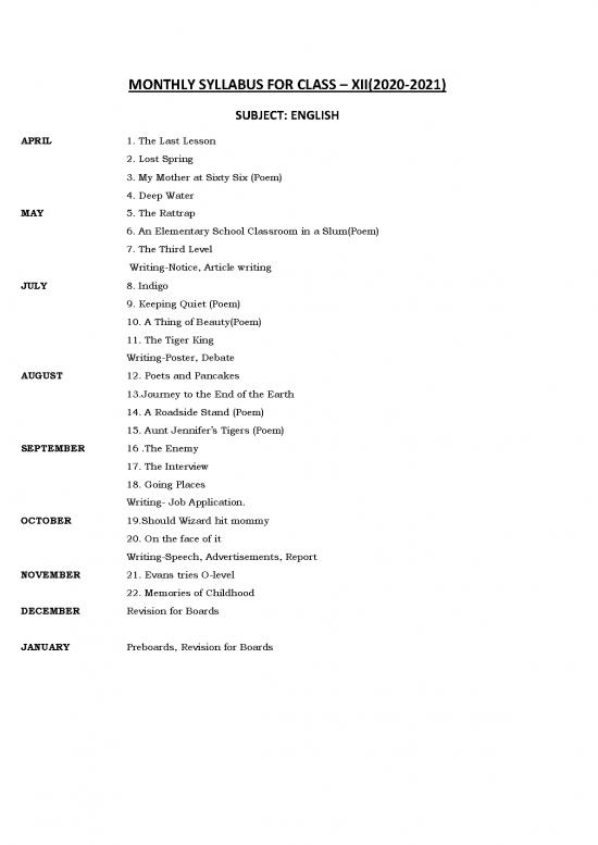 picture Journey Pdf 115015 | Class Xii 2020 21