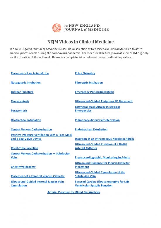 picture_Medicine Pdf 115305 | Covid 19 Videos In Clinical Medicine