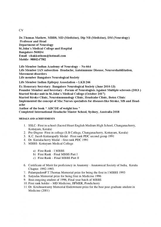 picture Mathew Medicine Book Pdf 116161 | Cv Thomas Mathew