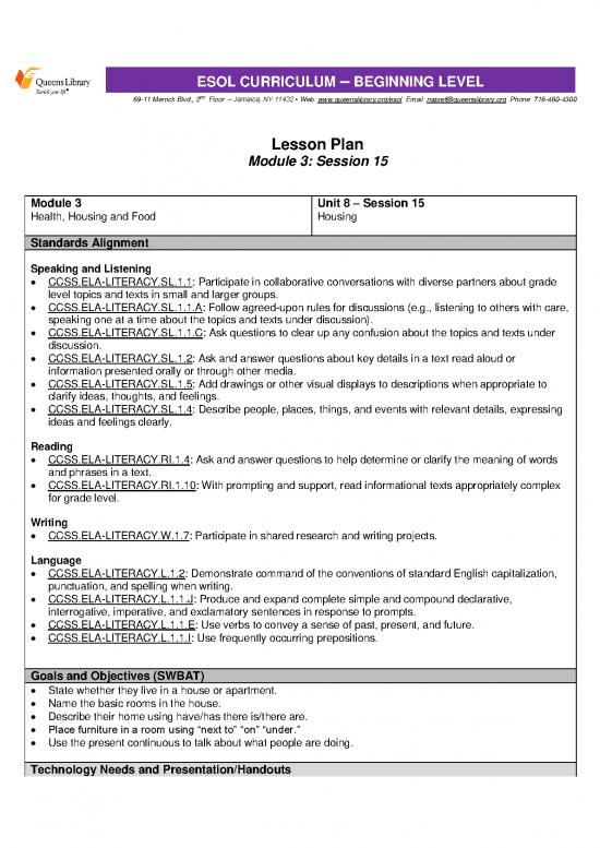 picture1_Esol Beg Module3 Unit8 Session15 Lessonplan