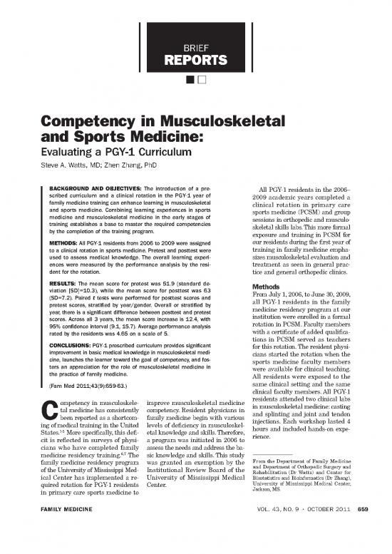 picture Pretest Family Medicine Pdf 116139 | Familymedicinevol43issue9watts659