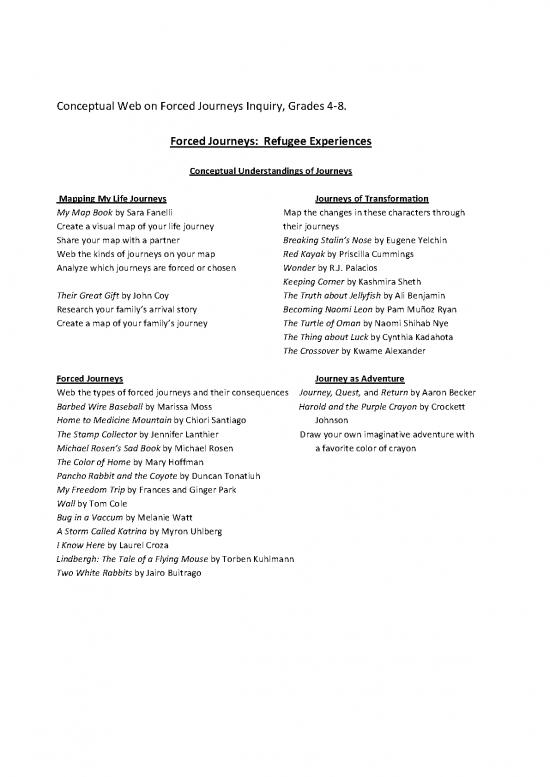 picture1_Journey Book Pdf 116660 | Forced Journey Web And Text Sets