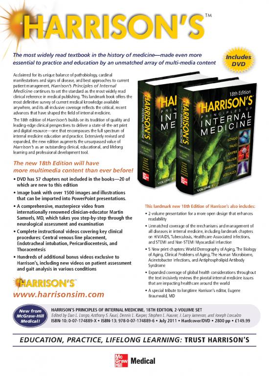 picture1_Harrison Internal Medicine Pdf 115205 | Harrisons