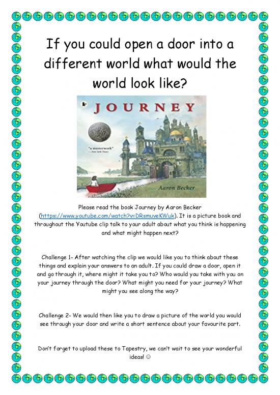 picture Journey Aaron Becker Pdf 117129 | I Wonder 1