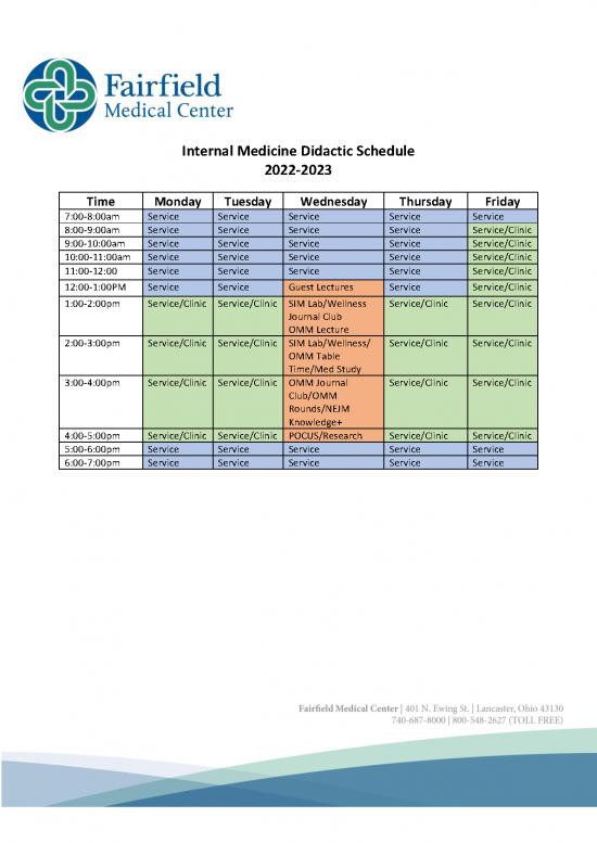 Study Pdf 115939 | Im Didactic Schedule 2022 2023