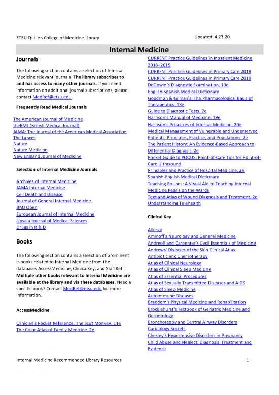 picture1_Harrison Internal Medicine Pdf 115507 | Internal Medicine2