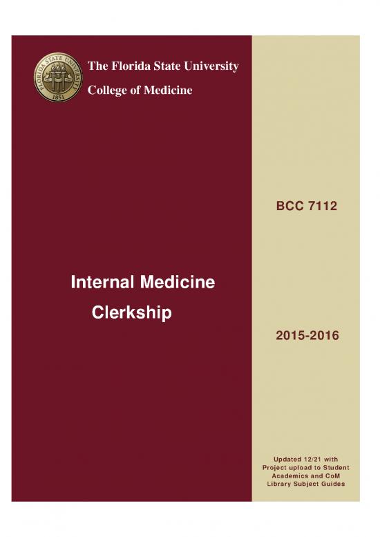 picture_Study Pdf 117206 | Internal Medicine Syllabus 2015 16 Rev12 21