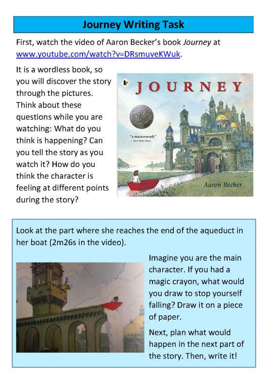 picture Journey Aaron Becker Pdf 117335 | Journey Writing Task