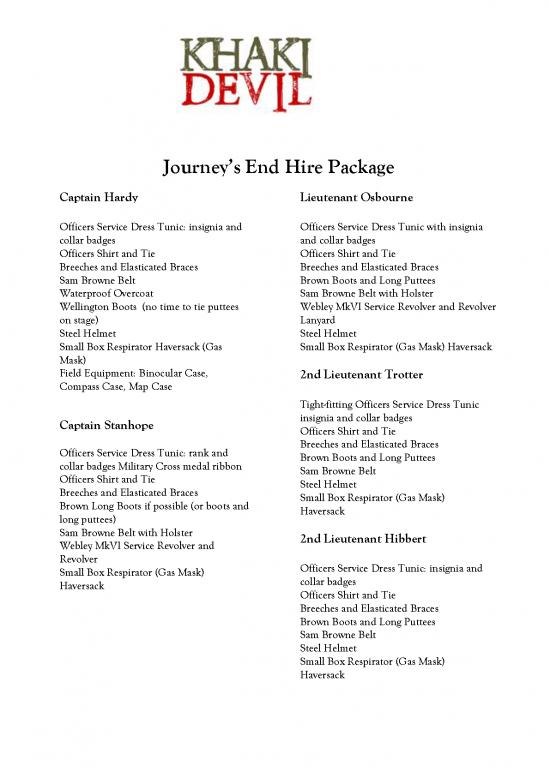 picture_Journey Pdf 117179 | Journeys End Hire Package