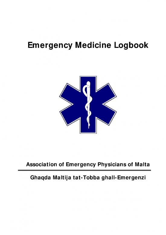 picture1_Emergency Medicine Notes Pdf 116127 | Logbook   Emergency