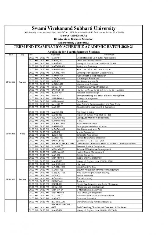 picture_Academic Pdf 115094 | Main Examination Fourth Semestor Date Sheet Of Academic 2020 21