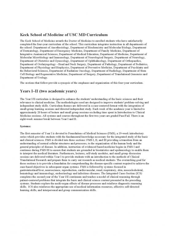 picture_Medicine Pdf 115292 | Md Curriculum Description