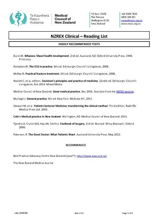 picture Davidson Medicine Pdf 115566 | Nzrex Clinical Reading List