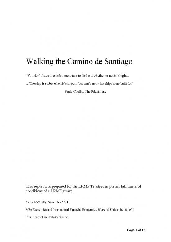 picture Paulo Coelho Pilgrimage Pdf 116933 | Oreilly Rachel   Report