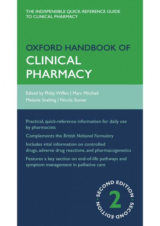 picture_Oxford Handbook Of Clinical Medicine 115193 | Oxford Handbook Of Clinical Pharmacy 2nd