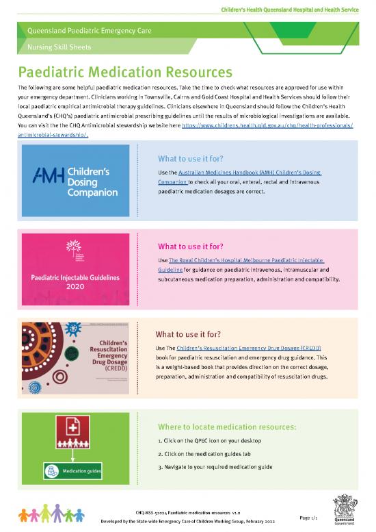 picture_Paediatric Medication Resources