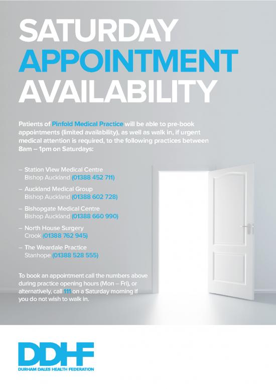 picture Medical Practice Book Pdf 116405 | Pinfold Medical Practice