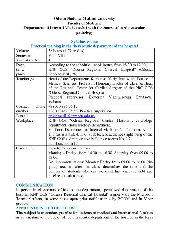 picture1_Medicine Pdf 115357 | Practical Medical Training S Interdis