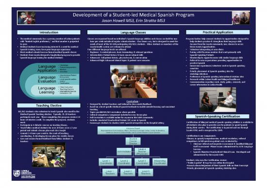 picture Medical Spanish Pdf 116247 | Student Led Poster